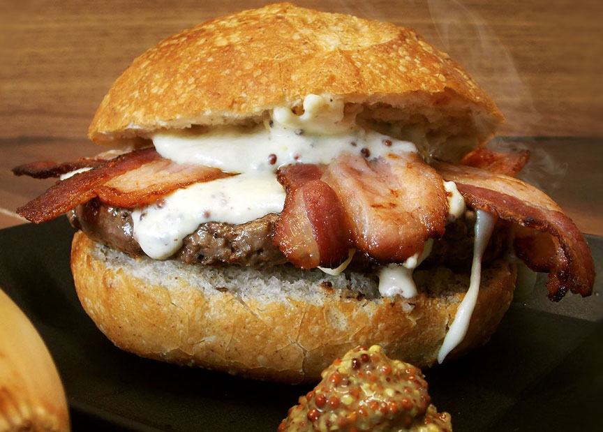 Fotografia de hamburguer The Crown Pub